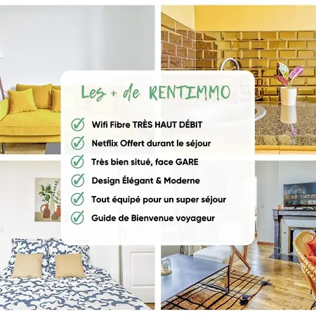 Le Safari I Parking I Face Gare I Family & Confortable I Rentimmo Troyes